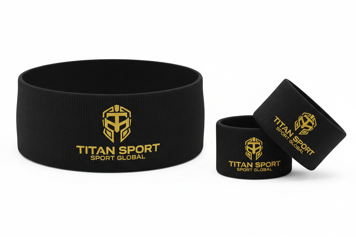 TITAN Headband & Wristband Set - Performance Sweatbands