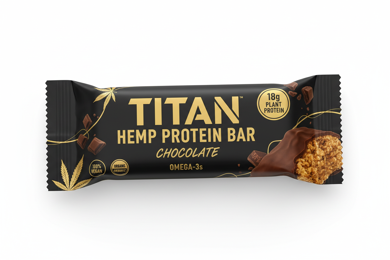 TITAN Hemp Protein Bar - Chocolate