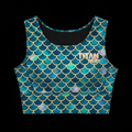 TITAN HER Mermaid Crop Top