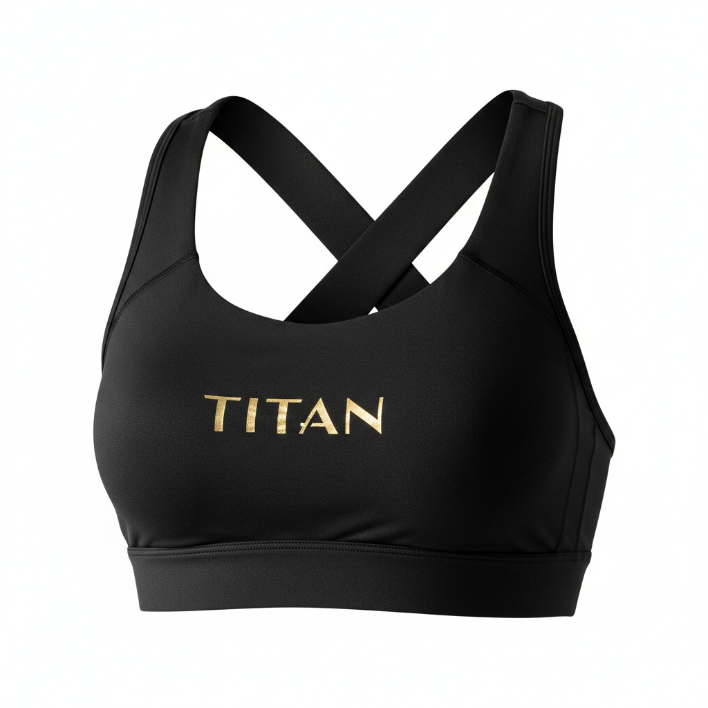 TITAN Zip-Front Sports Bra