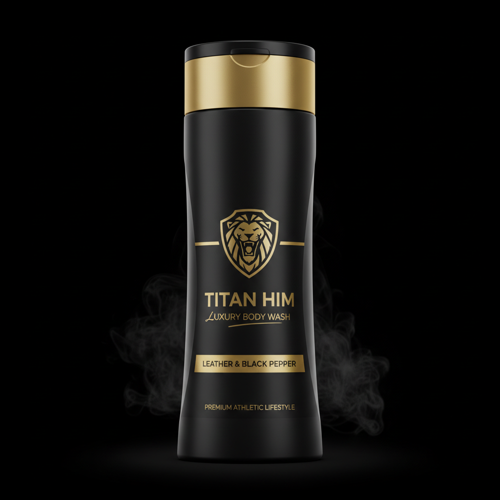 TITAN HIM Body Wash Leather & Black Pepper