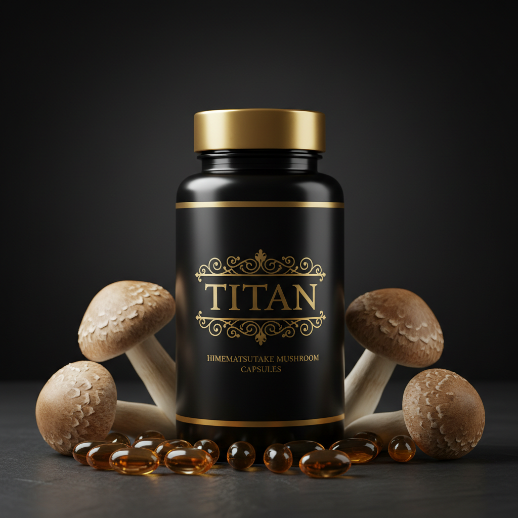 TITAN Cordyceps Mushroom Energy Capsules