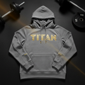 TITAN Hoodie - Grey Performance Fleece