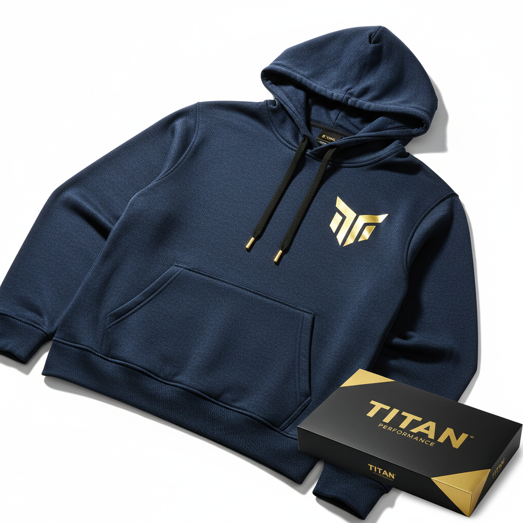 TITAN Hoodie - Men's Navy Performance