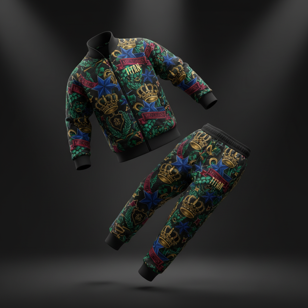 TITAN Kids' Matching Tracksuit Set - Crown Edition
