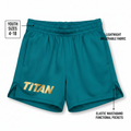 TITAN Kids Shorts - Girls Teal Athletic