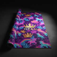 TITAN Kids Yoga Mat — Unicorn Crown