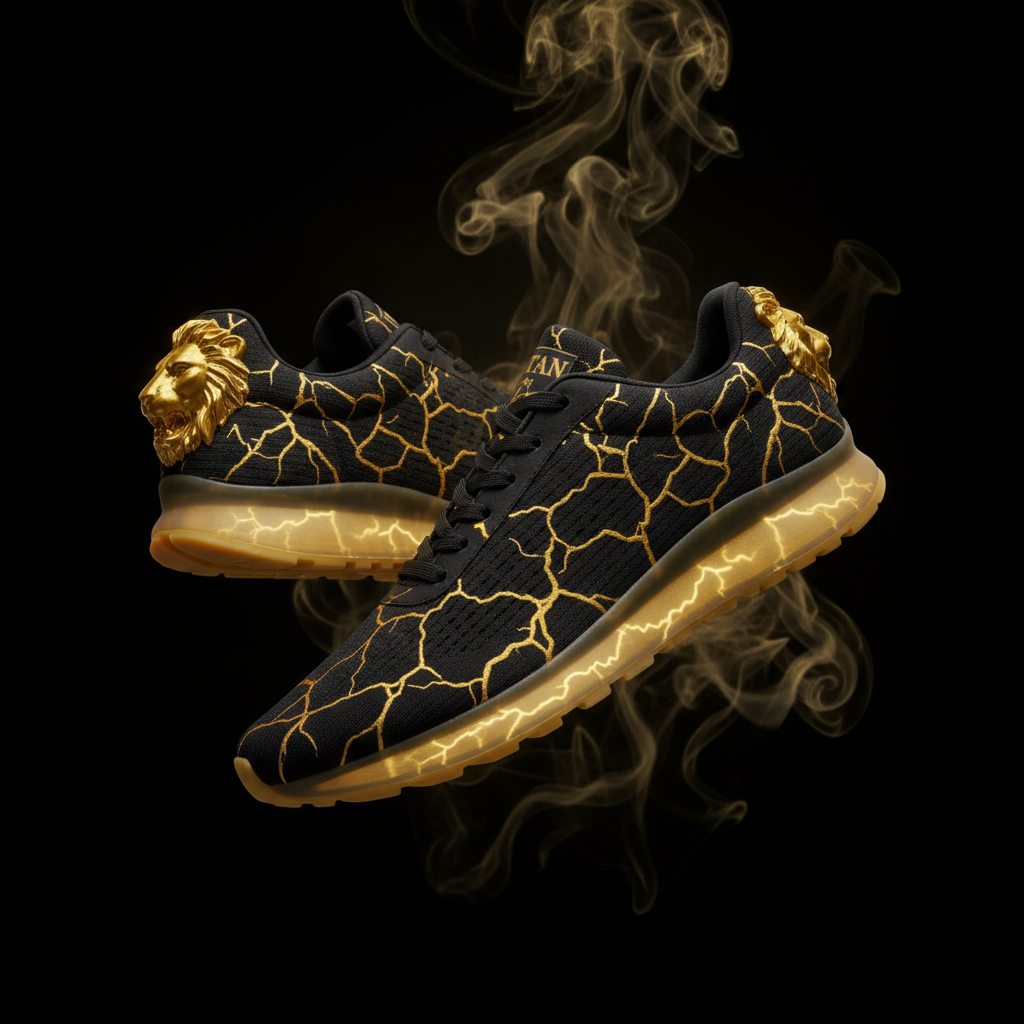 TITAN Lightning Runner — Premium Performance Running Shoes ⚡🖤