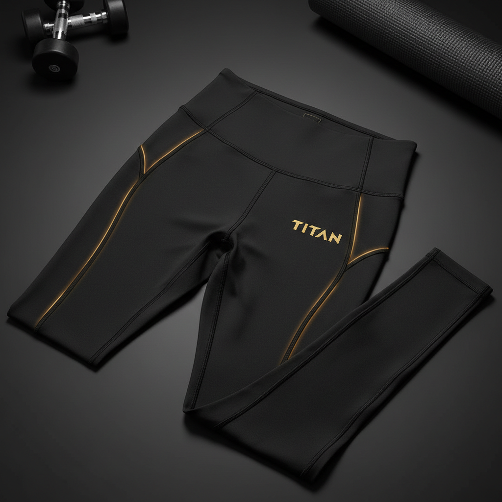 TITAN Leggings - Black High-Waist Squat-Proof
