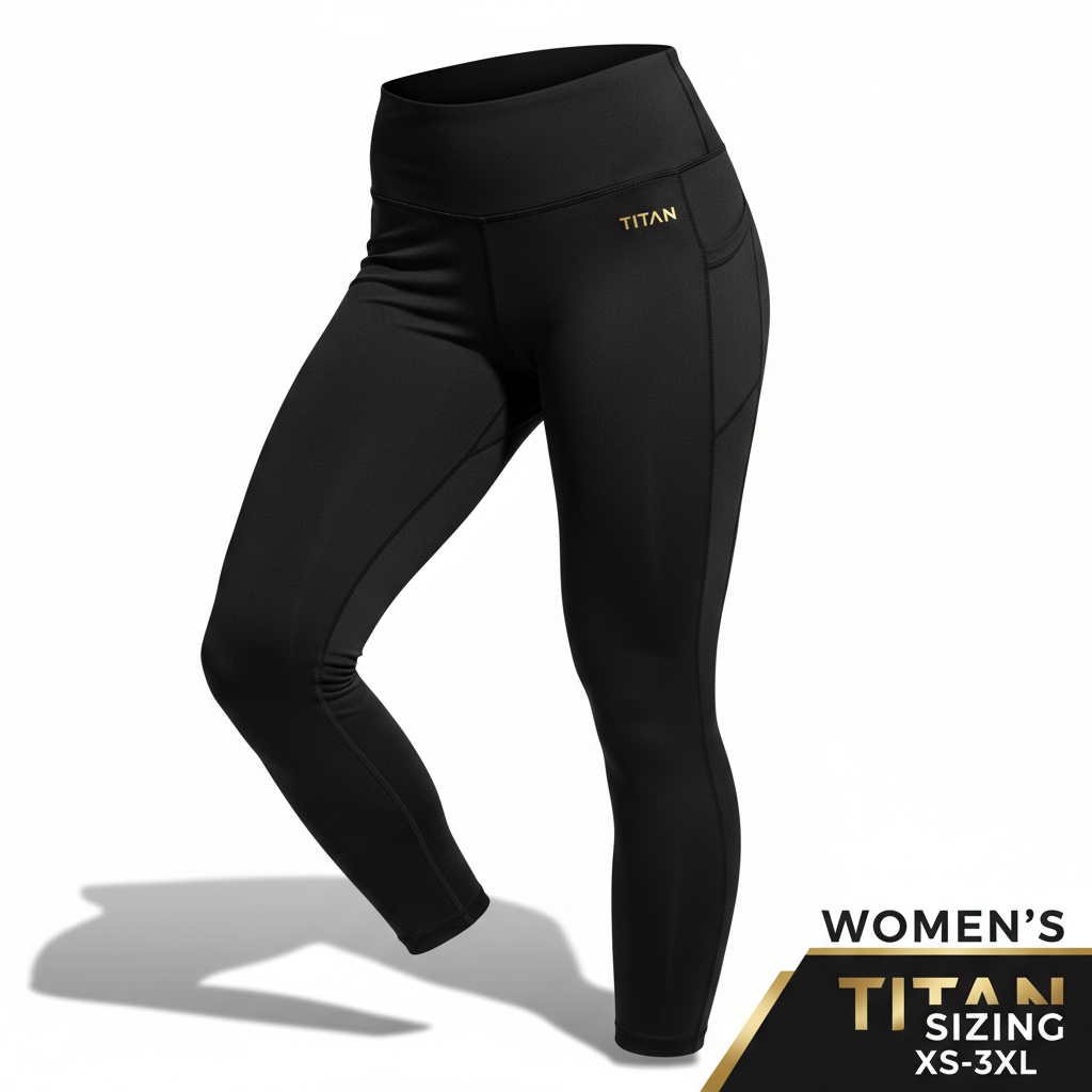 TITAN Leggings - Women's Black High-Waist