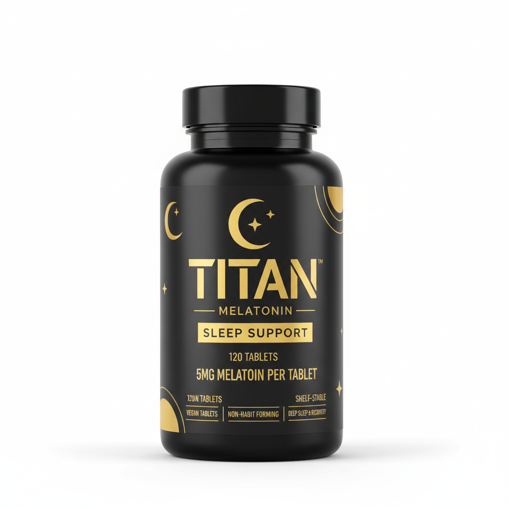 TITAN Melatonin - Sleep Support - 120 Tablets