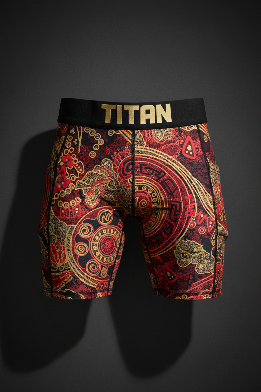 TITAN Men's Aboriginal Dreamtime Shorts