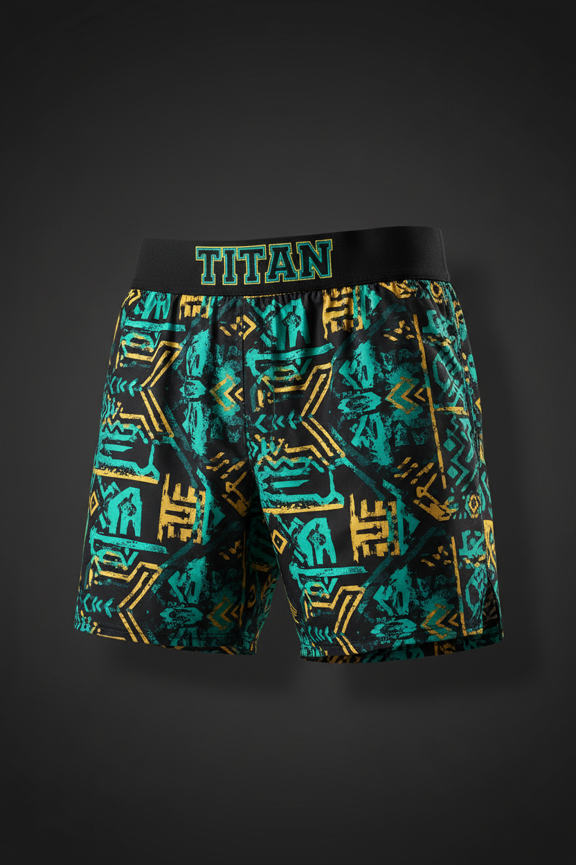 TITAN Men's African Tribal Shorts