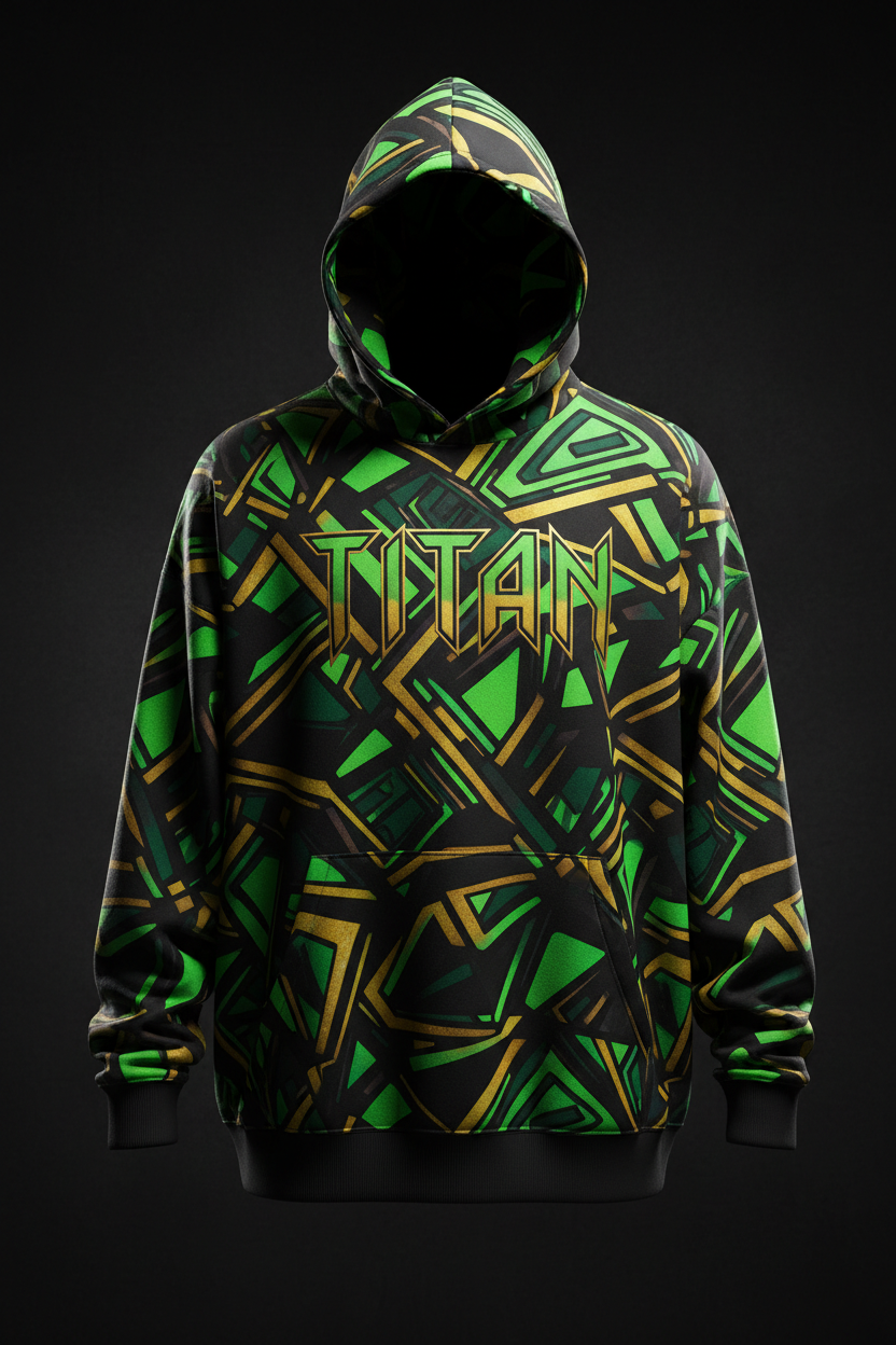 TITAN Men's Alien Geometric Hoodie