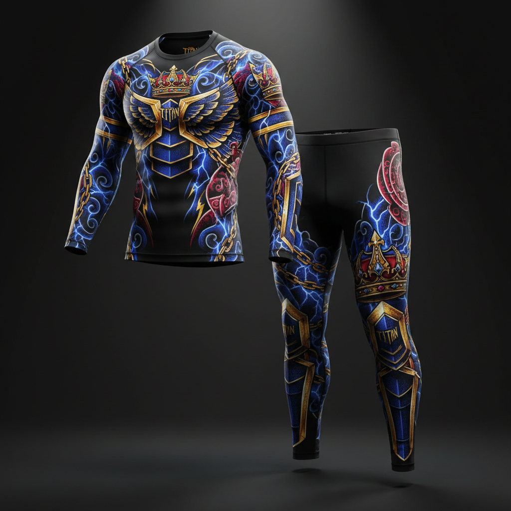 TITAN Men's Compression Base Layer Set - Crown Edition