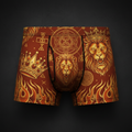 TITAN Men's Boxer Briefs Crown Edition — Burnt Orange Gold