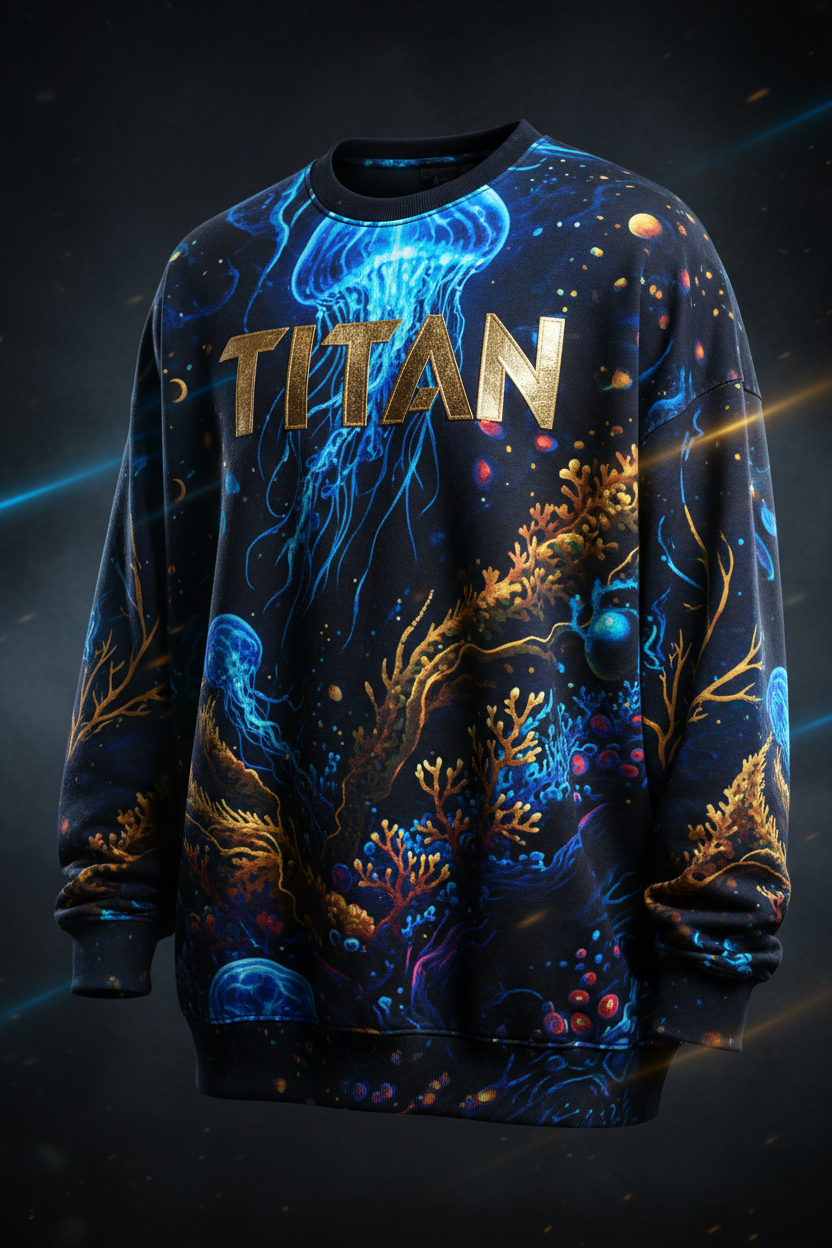 TITAN Men's Deep Sea Crewneck