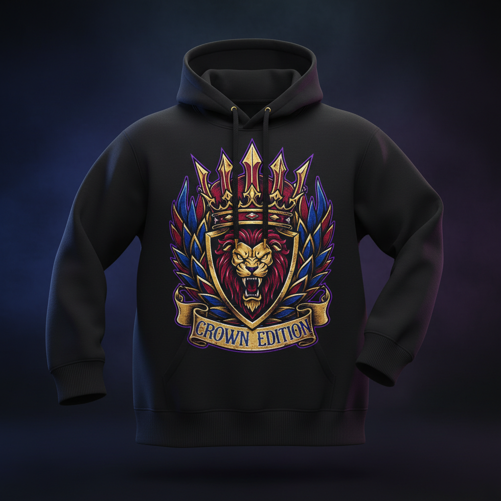 TITAN Men's Graphic Hoodie - Crown Edition