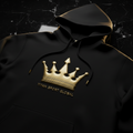 TITAN Men's Heavyweight Crown Hoodie — Matte Black Gold