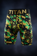 TITAN Men's Jungle Camo Compression Shorts
