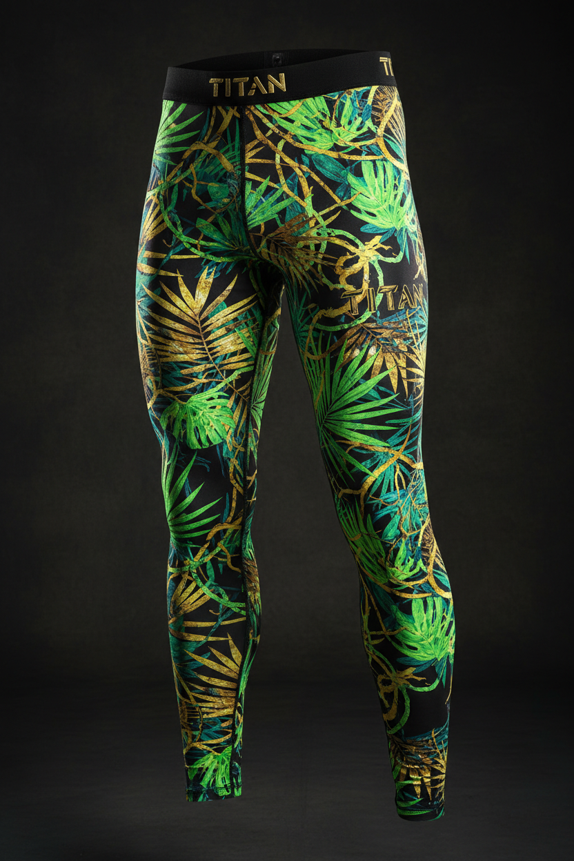 TITAN Men's Jungle Vine Compression Tights