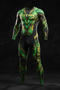 TITAN Men's Lava Magma Compression Suit