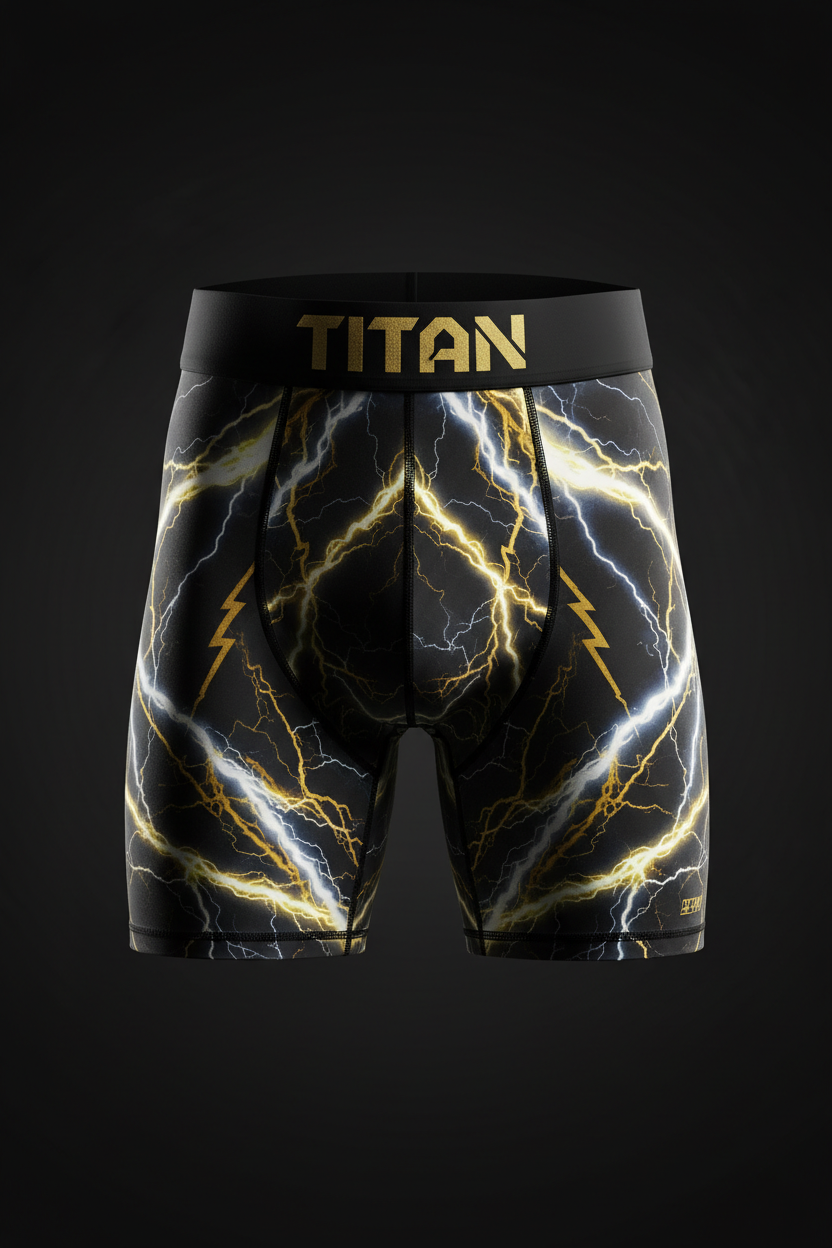 TITAN Men's Lightning Storm Compression Shorts