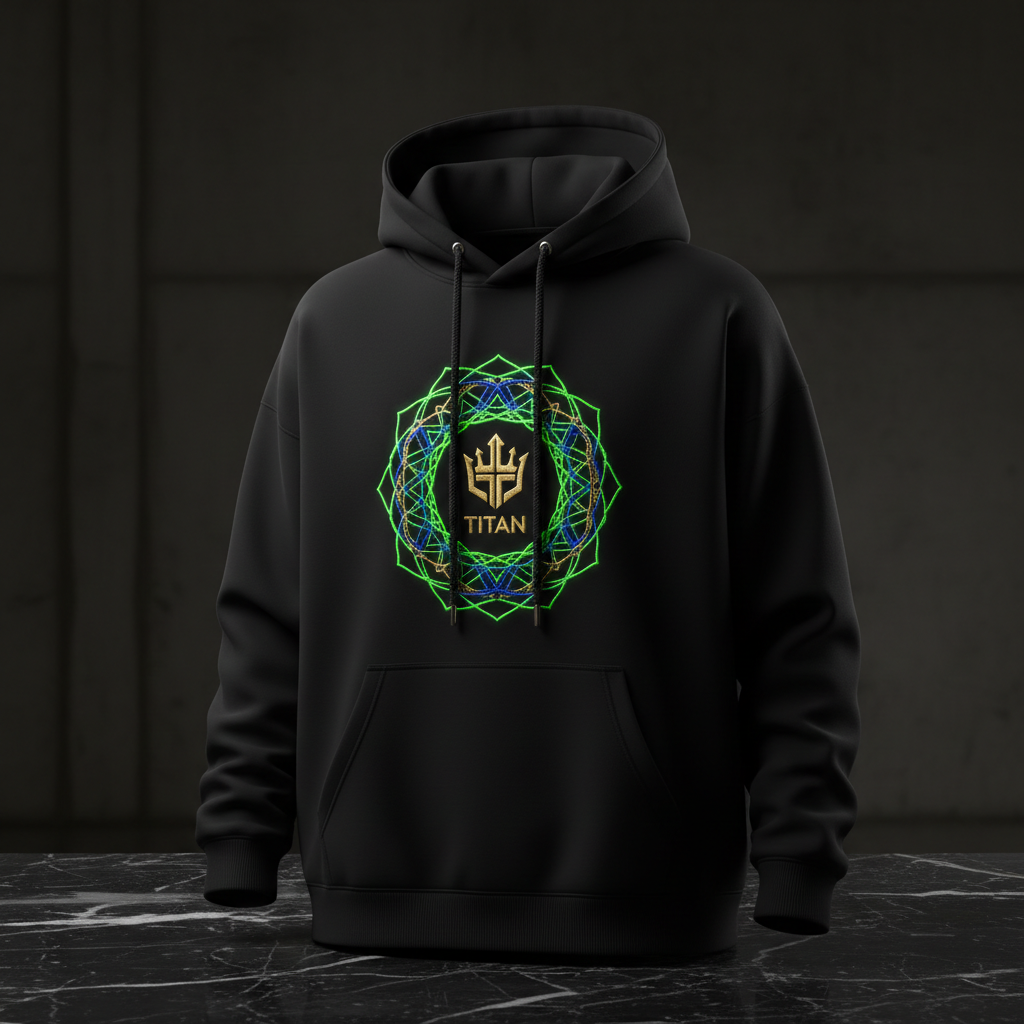 TITAN Men's Mandala Hoodie — Swag Line