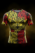 TITAN Men's Maori Tribal Compression Shirt