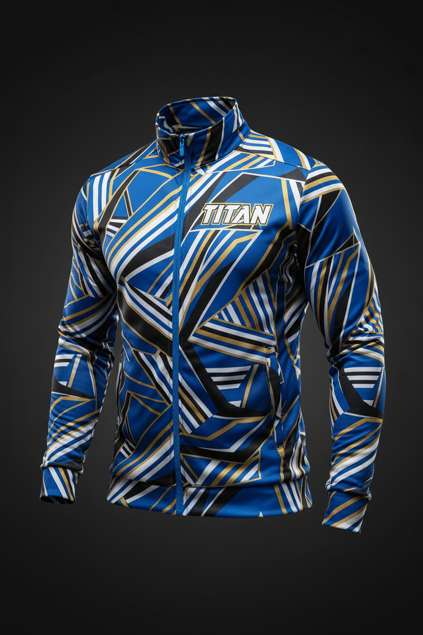 TITAN Men's Retro Racing Track Jacket