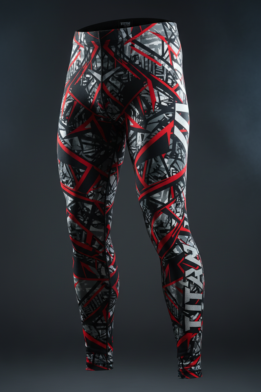 TITAN Men's Shatter Glass Compression Tights