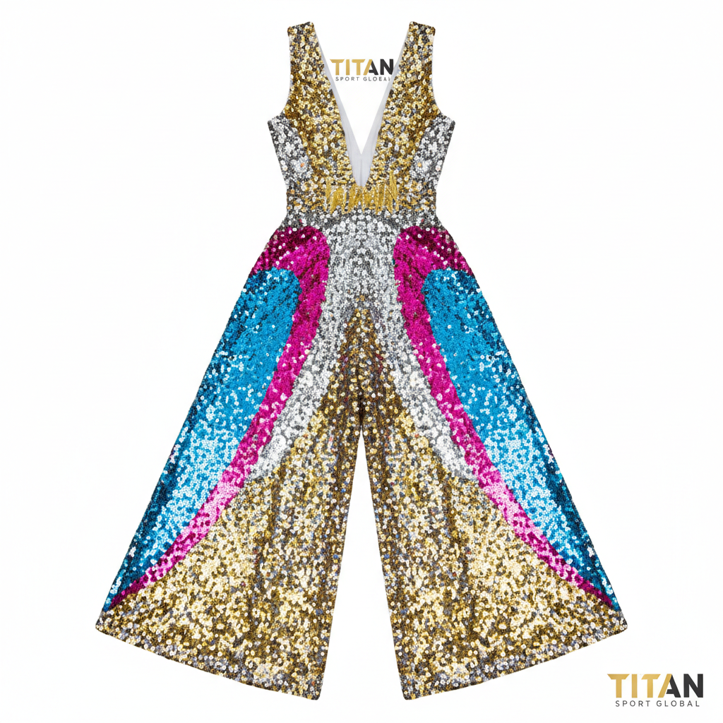 TITAN Mirror Sequin Jumpsuit