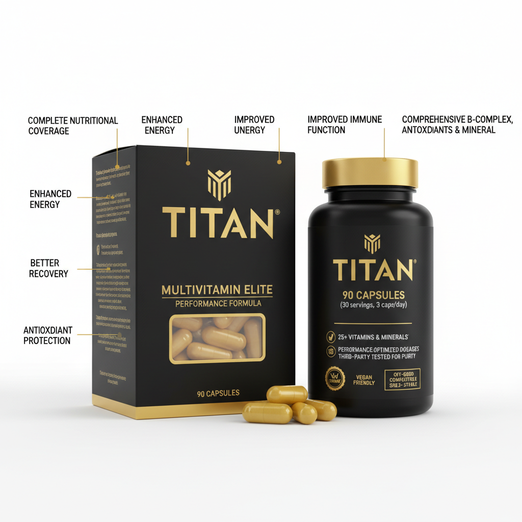 TITAN Multivitamin Elite - Performance Formula - 90 Capsules