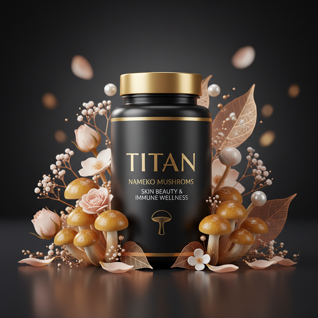 TITAN Nameko Mushroom — Skin & Beauty Support