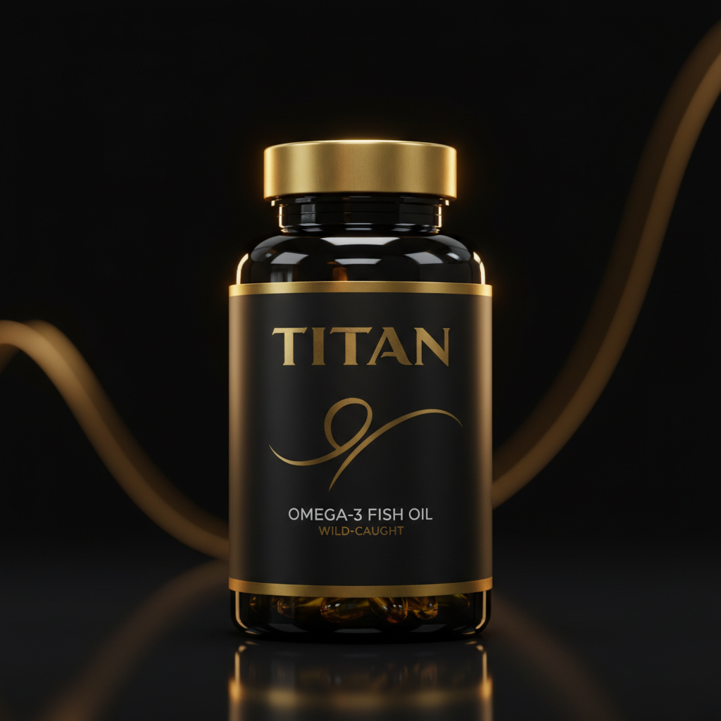 TITAN Omega-3 Fish Oil - Wild-Caught Premium