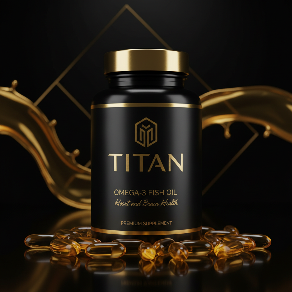 TITAN Omega-3 Fish Oil - Heart & Brain Health