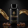 TITAN Omega-3 Fish Oil - Wild-Caught 90 Softgels