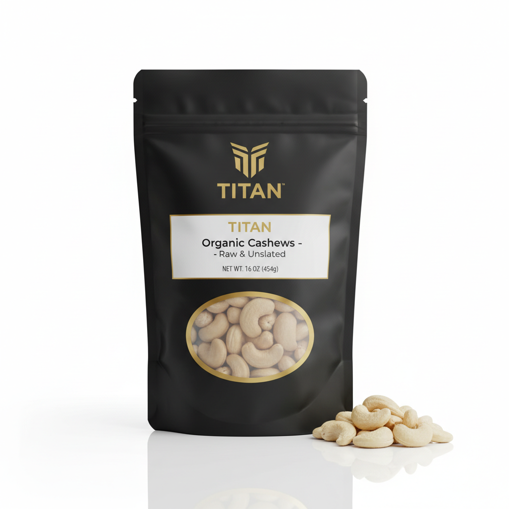 TITAN Organic Cashews - Raw & Unsalted