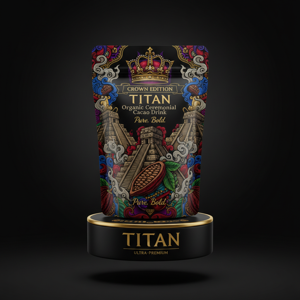 TITAN Organic Ceremonial Cacao Drink — Pure