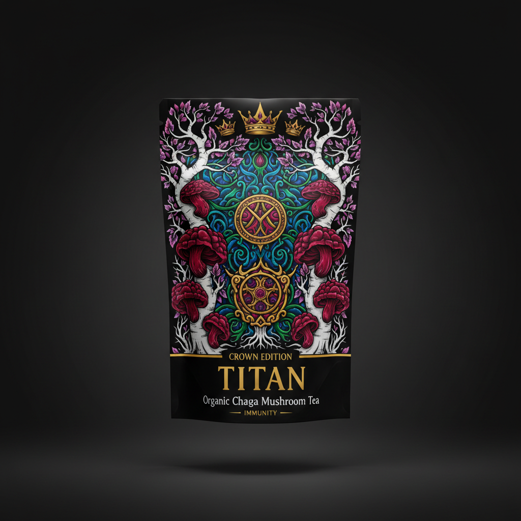 TITAN Organic Chaga Mushroom Tea — Immunity