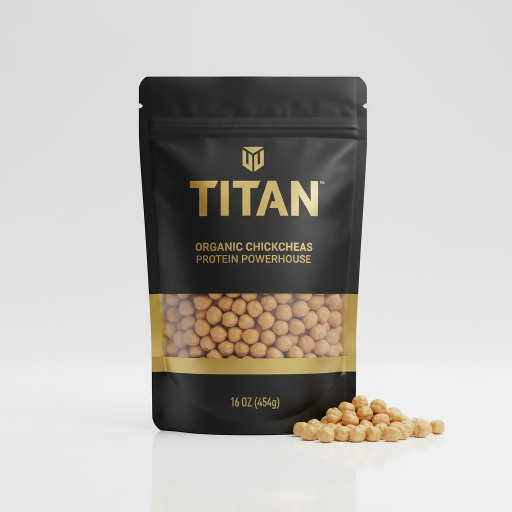 TITAN Organic Chickpeas - Protein Powerhouse