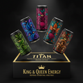 TITAN Organic Energy Drink Variety Pack — 12 Cans