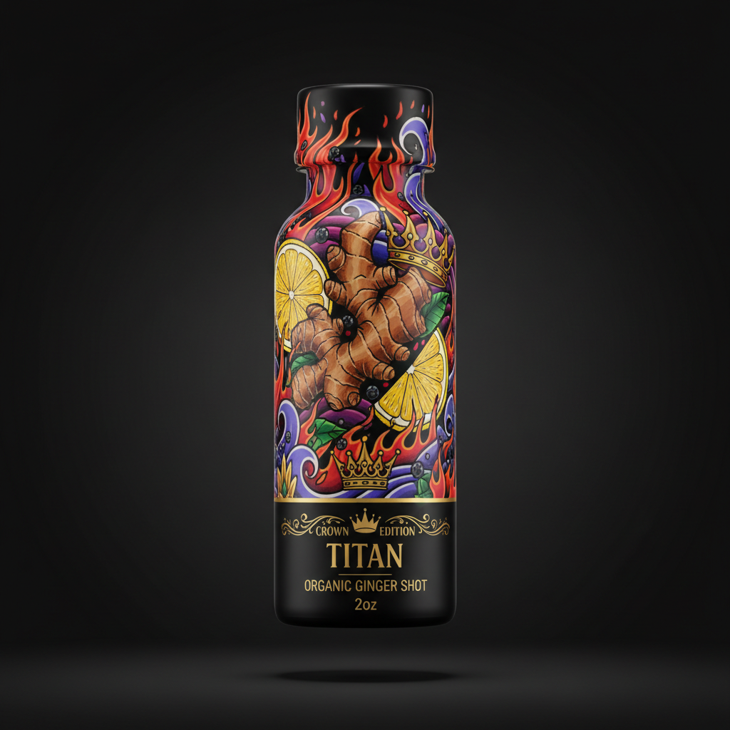 TITAN Organic Ginger Shot — 2oz