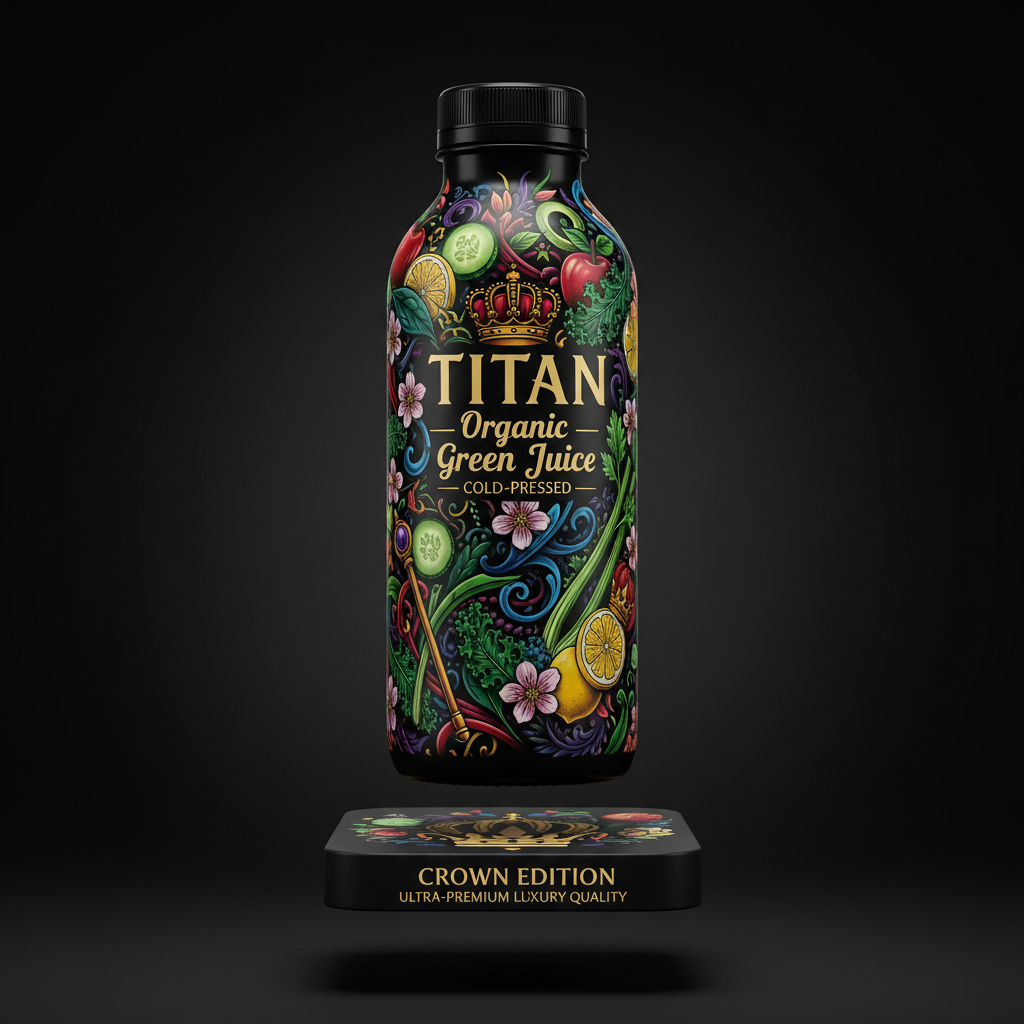 TITAN Organic Green Juice — Cold-Pressed