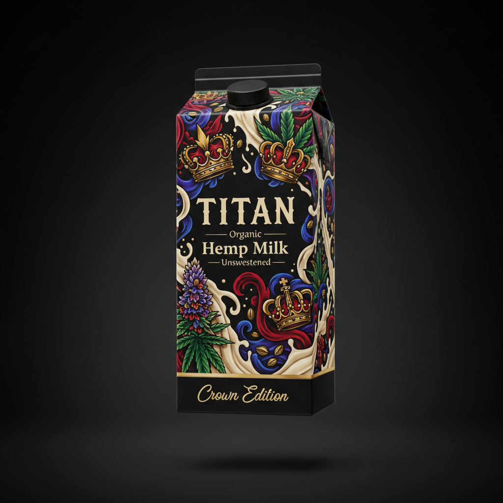 TITAN Organic Hemp Milk — Unsweetened