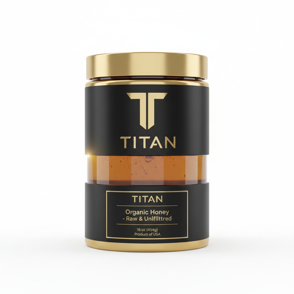 TITAN Organic Honey - Raw & Unfiltered