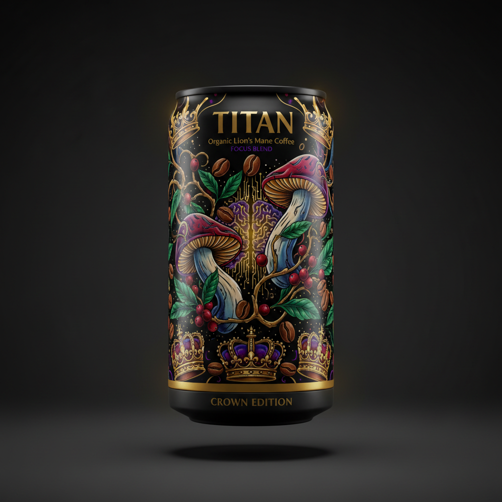 TITAN Organic Lion's Mane Coffee — Focus Blend