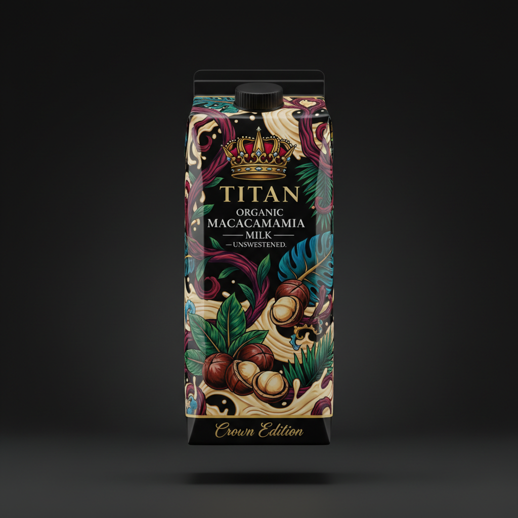 TITAN Organic Macadamia Milk — Unsweetened
