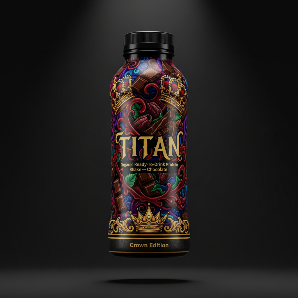 TITAN Organic Ready-To-Drink Protein Shake — Chocolate