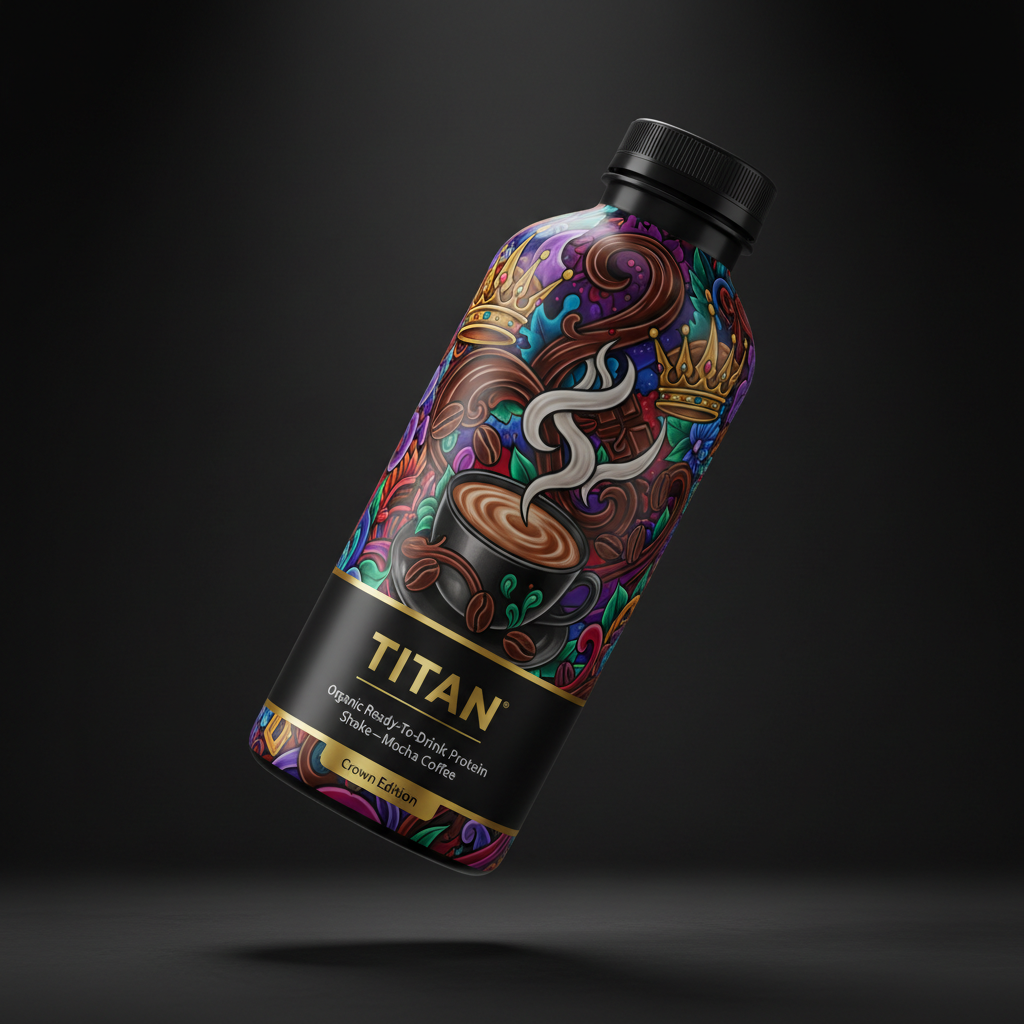 TITAN Organic Ready-To-Drink Protein Shake — Vanilla